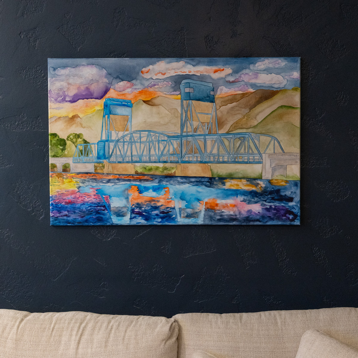 "Sunset on Ol' Blue" Original