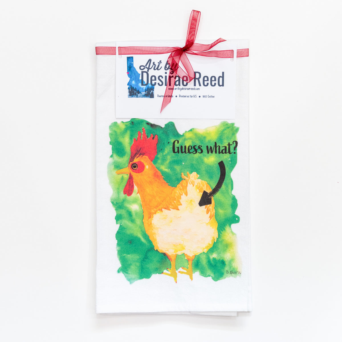 Chicken Butt Tea Towel