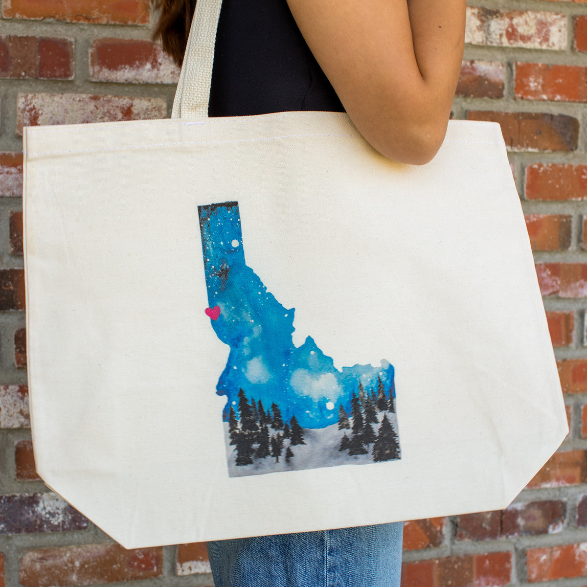 Idaho Reusable Canvas Tote