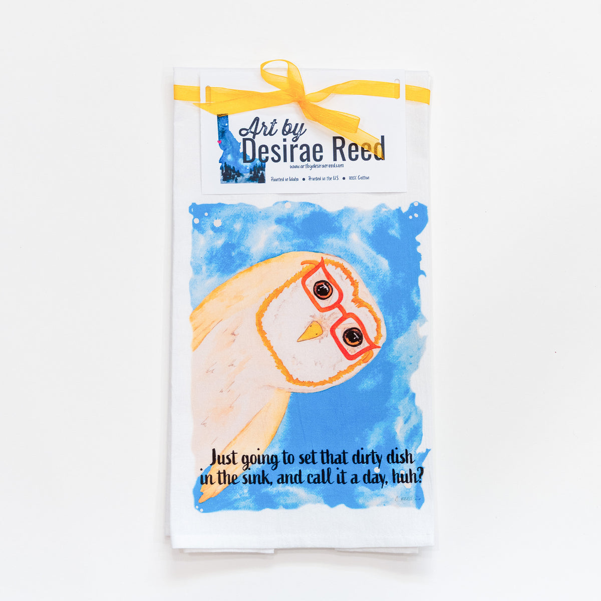 Owl Tea Towel