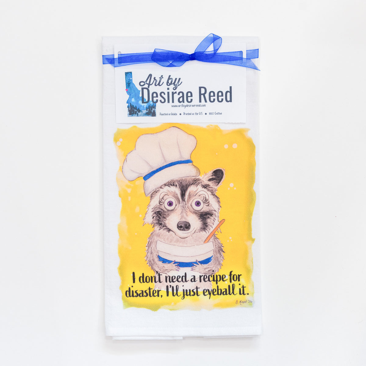 Racoon Tea Towel