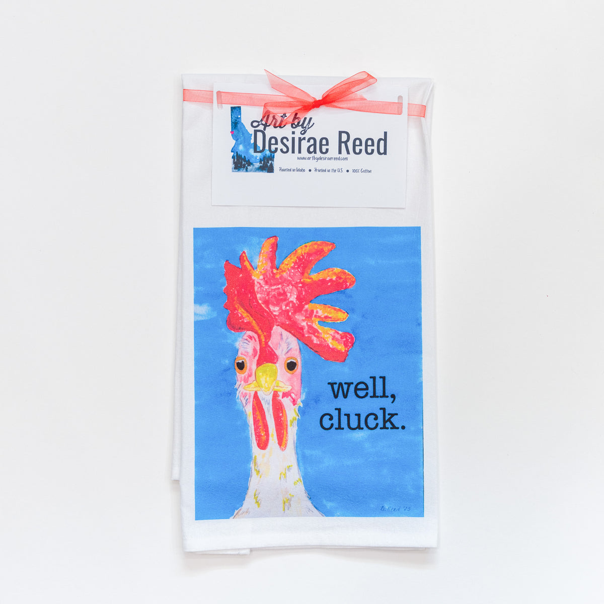 Well Cluck Tea Towel